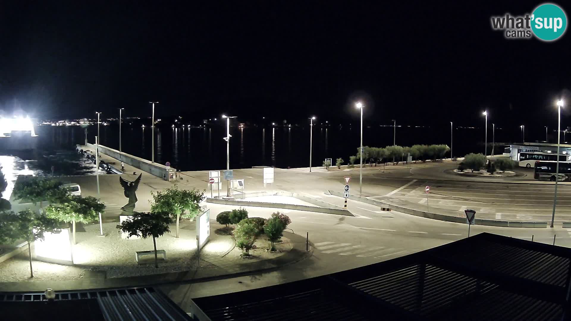 Webcam Ugliano – terminal traghetto da Preko a Zara