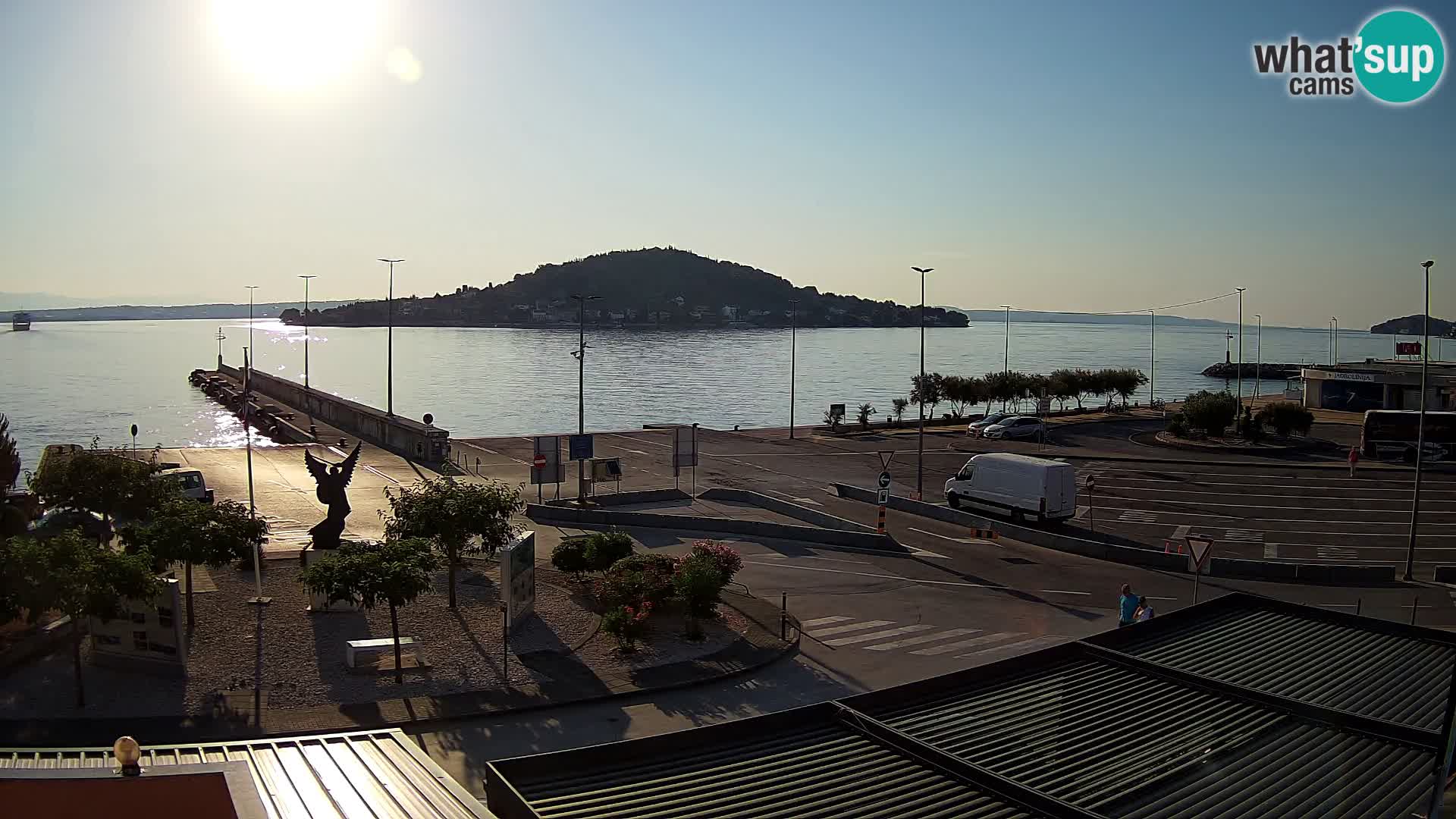 Web kamera Ugljan – Preko trajekt za Zadar