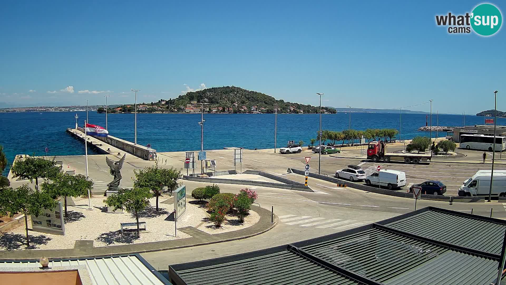 Webcam Ugljan – Preko Ferry to Zadar