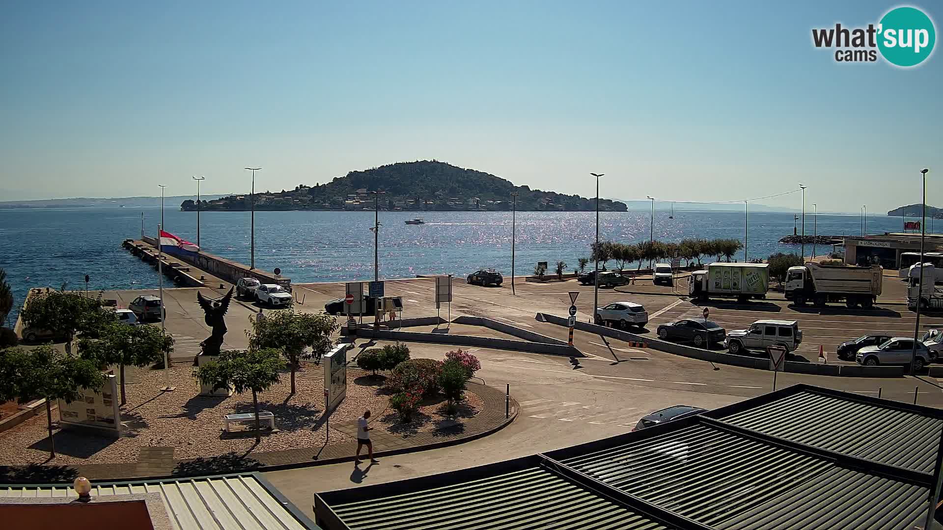Webcam Ugliano – terminal traghetto da Preko a Zara