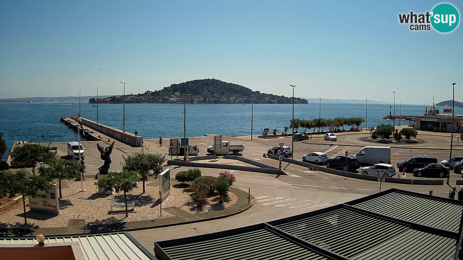 Web kamera Ugljan – Preko trajekt za Zadar