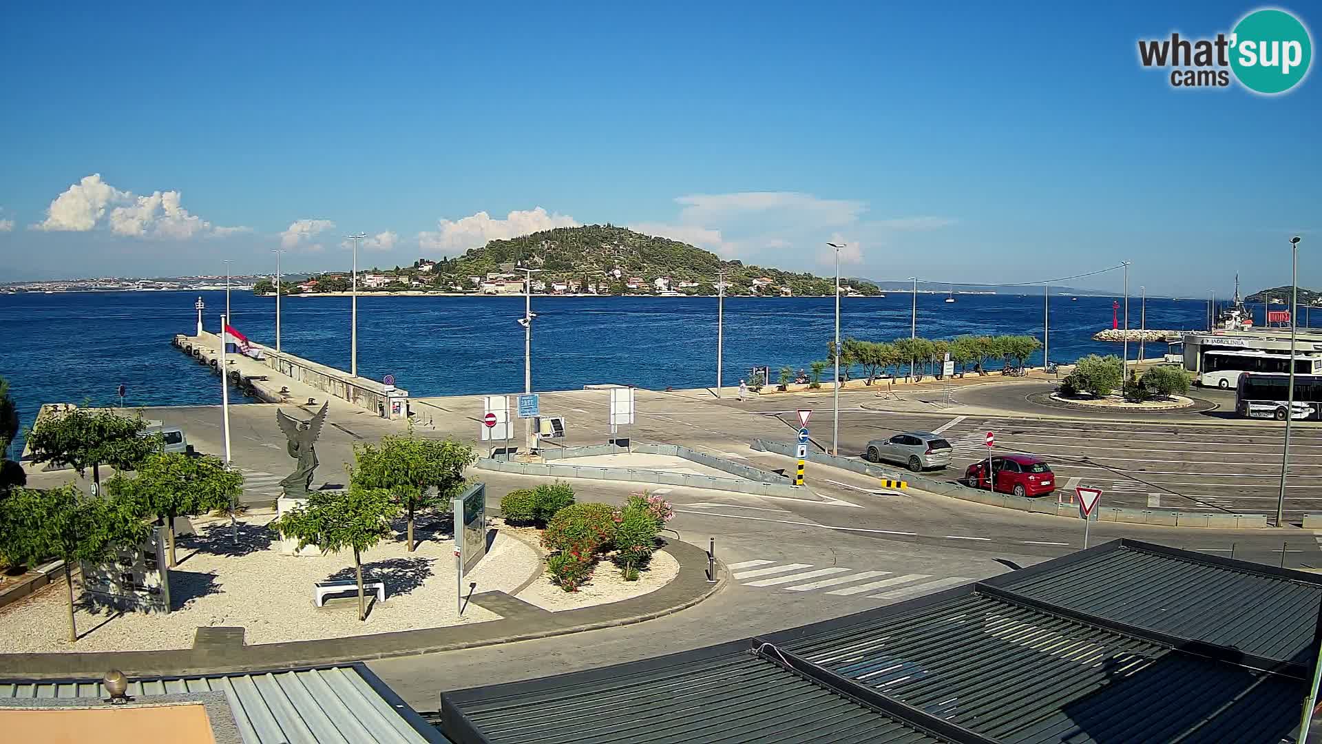 Webcam Ugljan – Preko Ferry to Zadar
