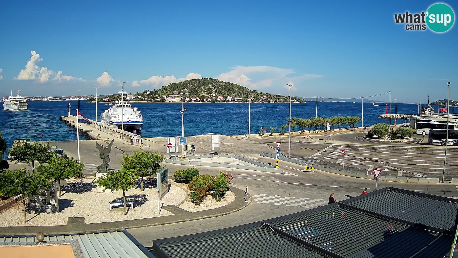 Webcam Ugliano – terminal traghetto da Preko a Zara