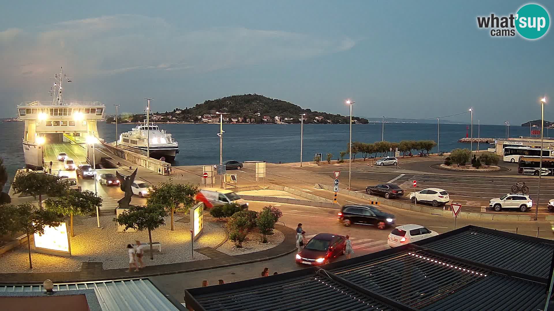 Webcam Ugljan – Preko Ferry to Zadar
