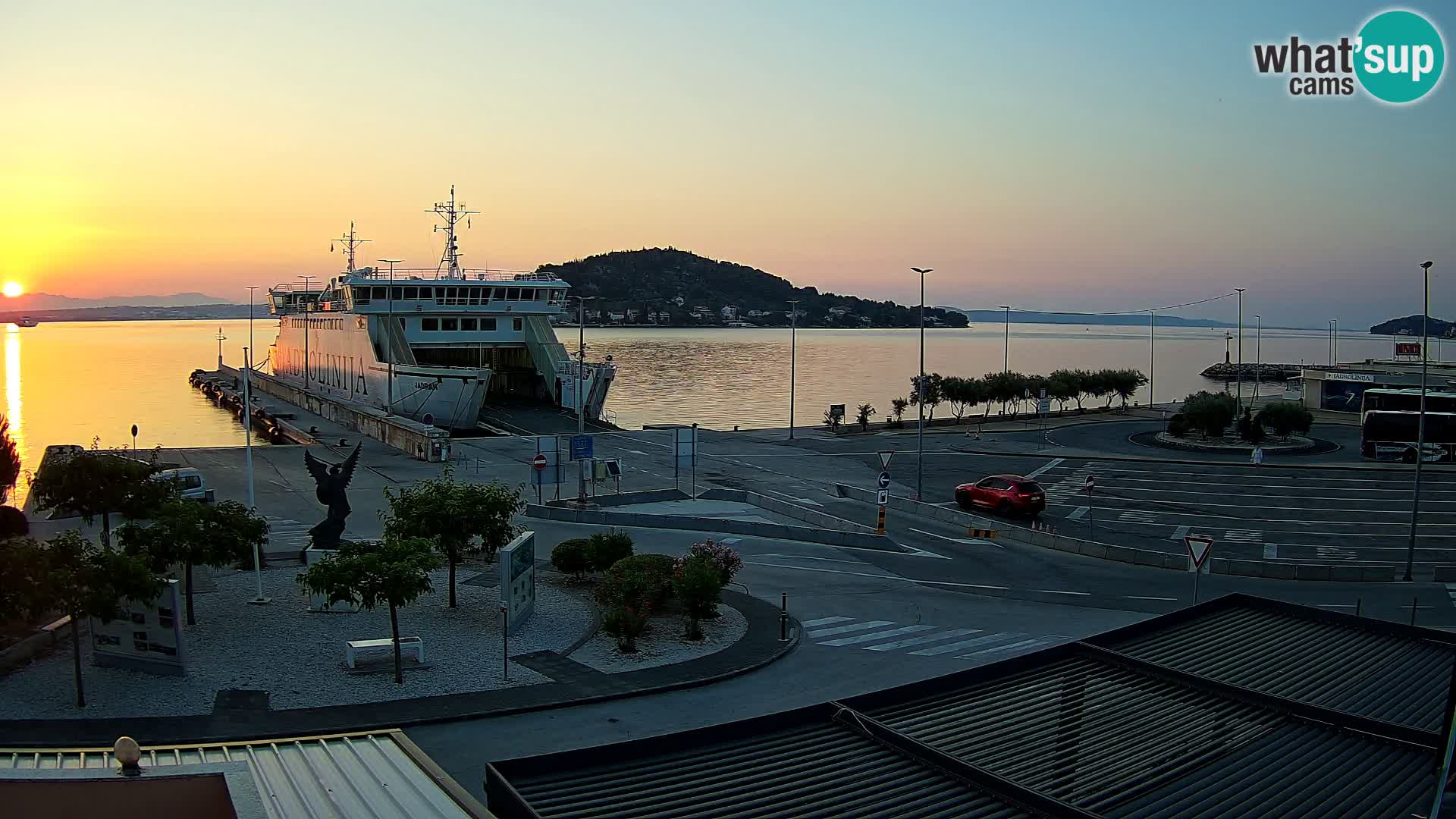 Spletna kamera Ugljan – trajekt Preko – Zadar