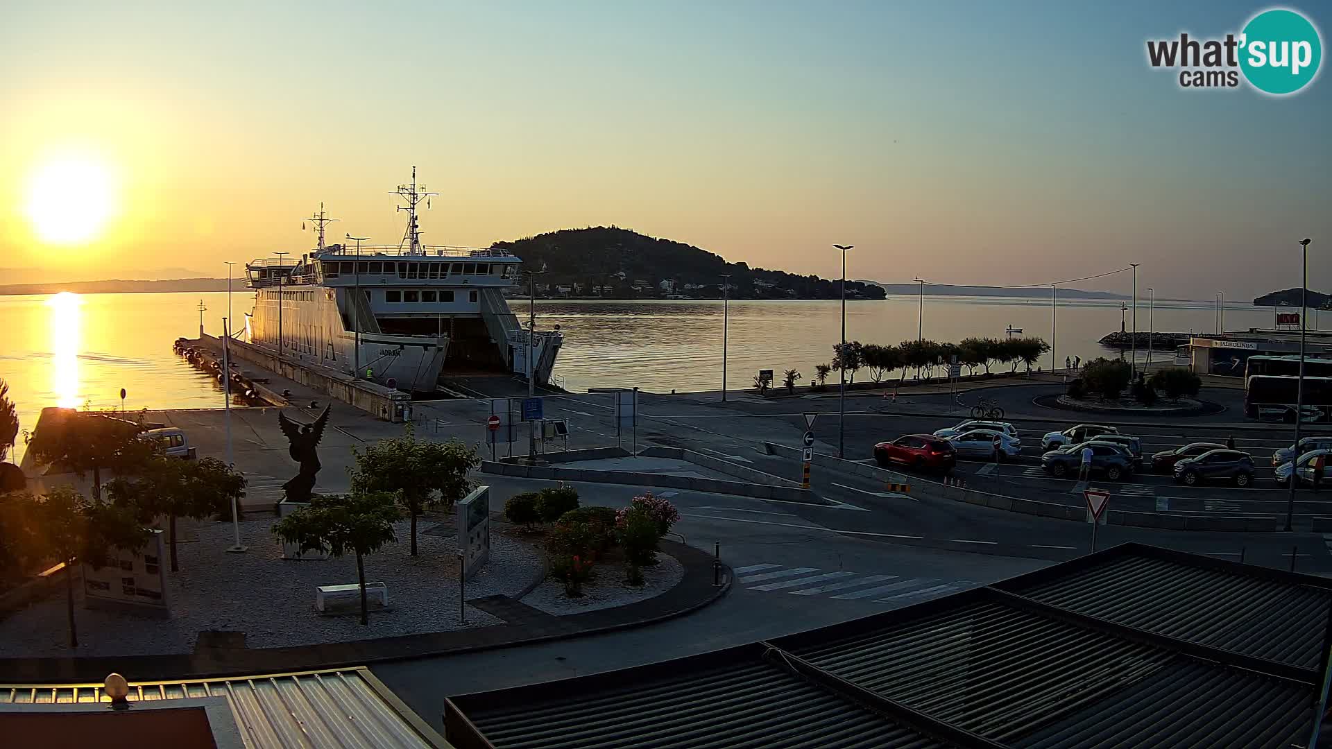 Web kamera Ugljan – Preko trajekt za Zadar