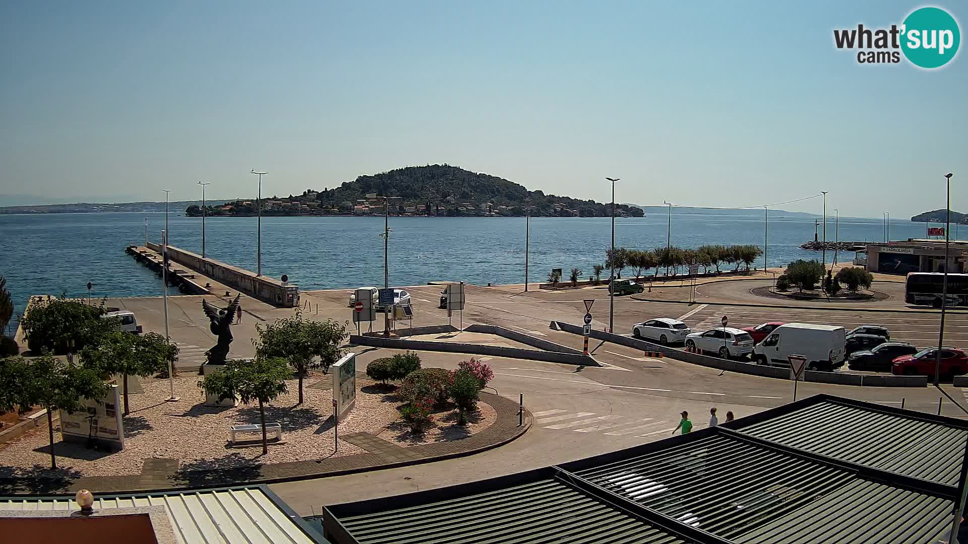 Spletna kamera Ugljan – trajekt Preko – Zadar