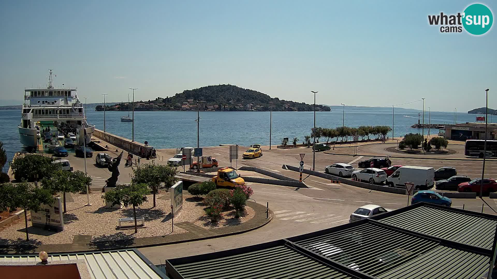 Webcam Ugljan – Preko Ferry to Zadar