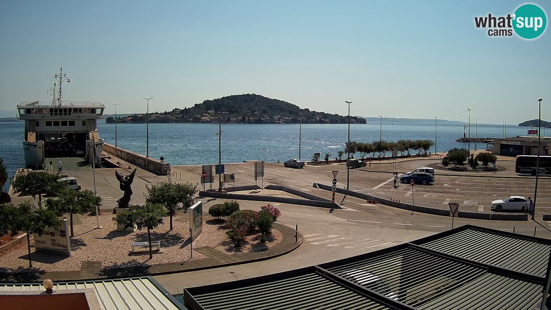 Webcam Ugliano – terminal traghetto da Preko a Zara