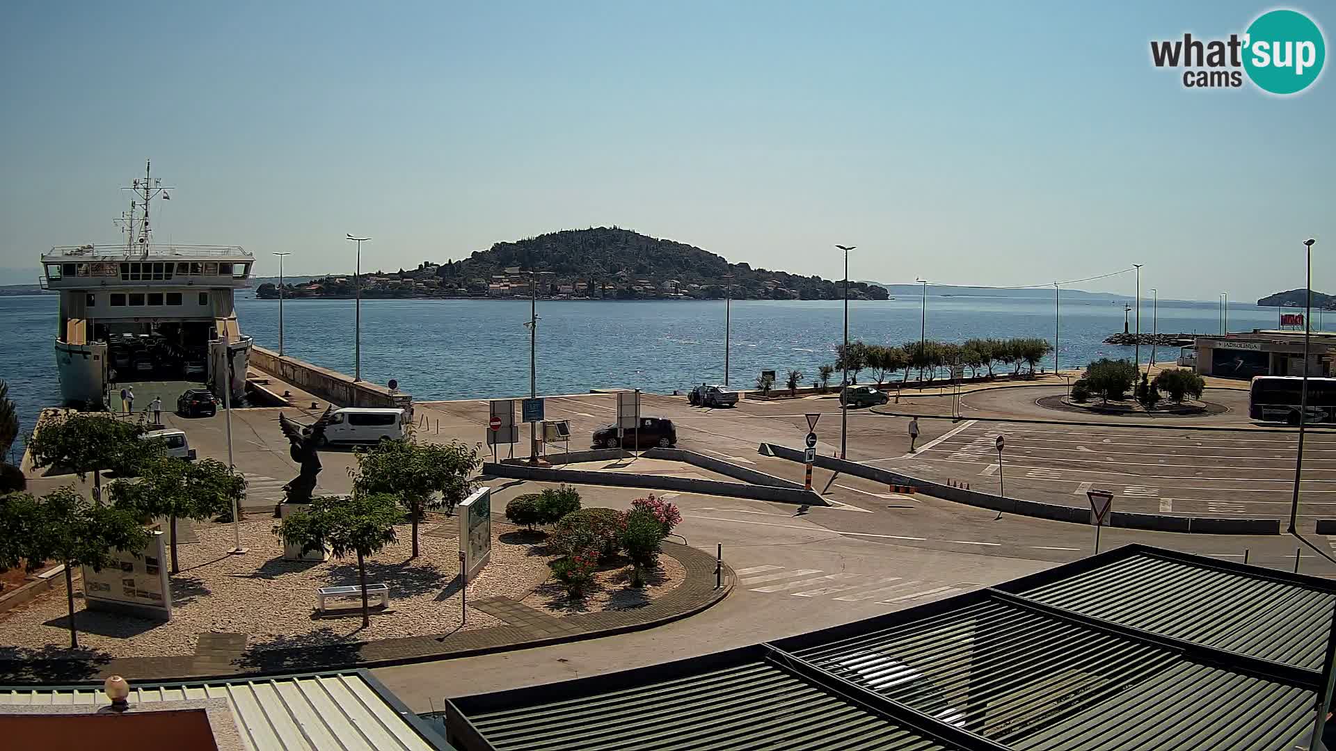 Webcam Ugljan – Preko Ferry to Zadar
