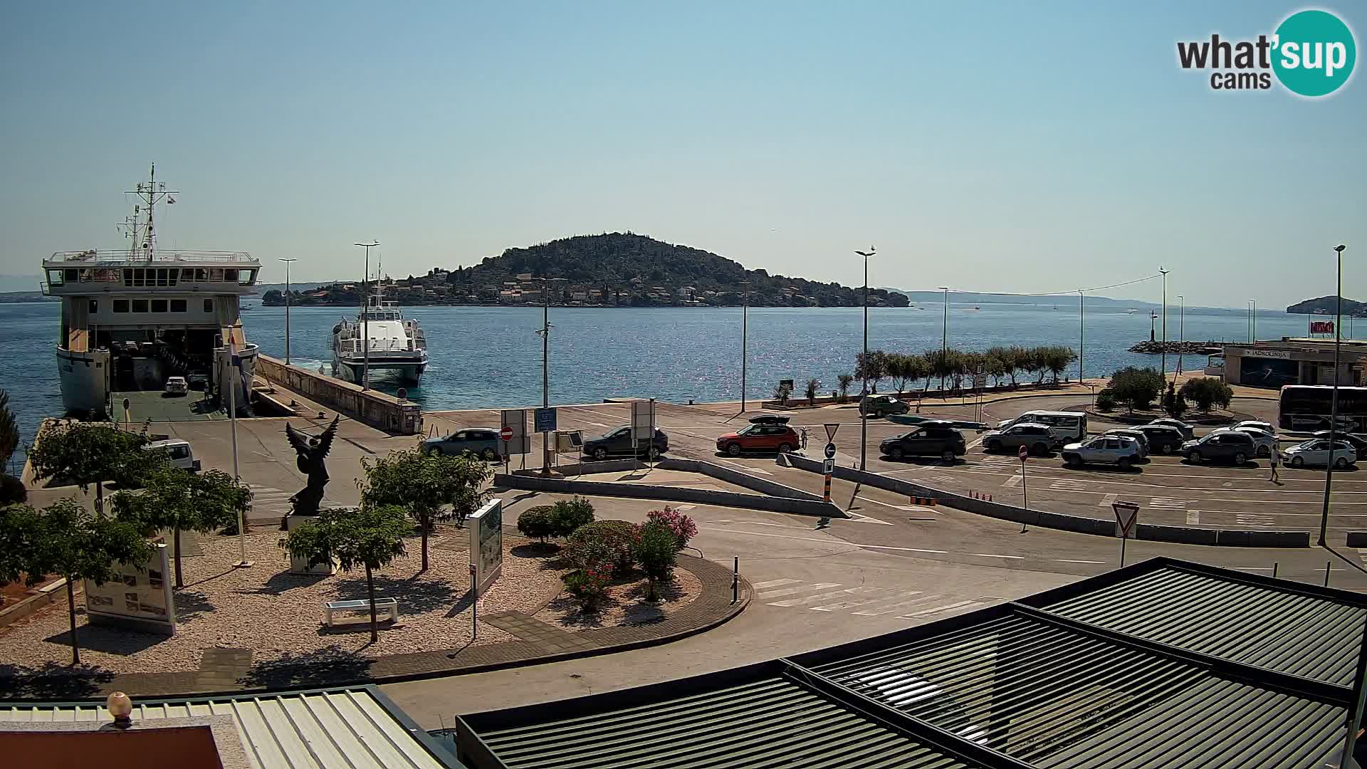 Webcam Ugliano – terminal traghetto da Preko a Zara
