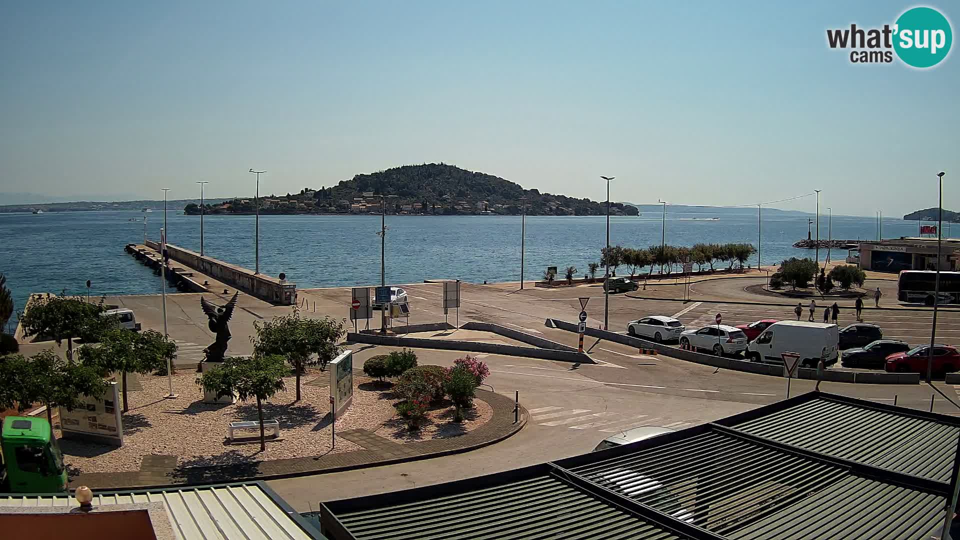 Spletna kamera Ugljan – trajekt Preko – Zadar