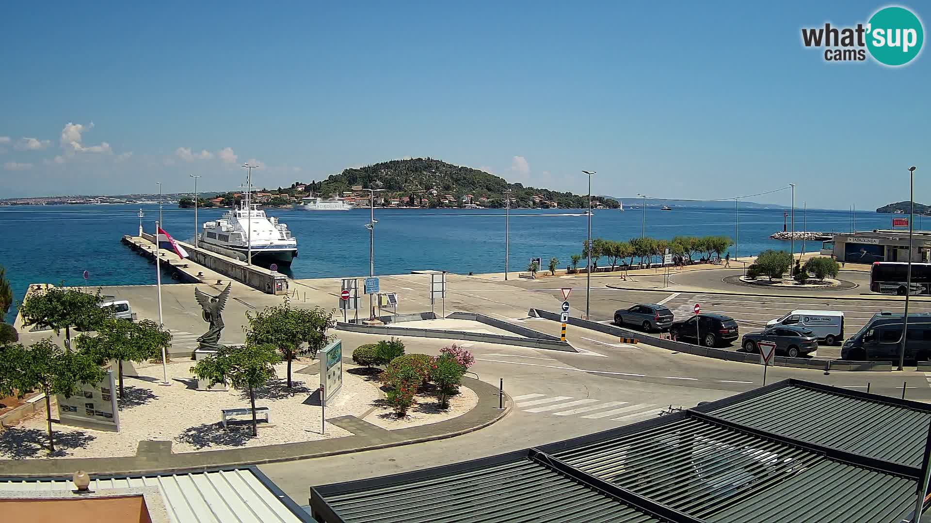 Webcam Ugljan – Preko Ferry to Zadar