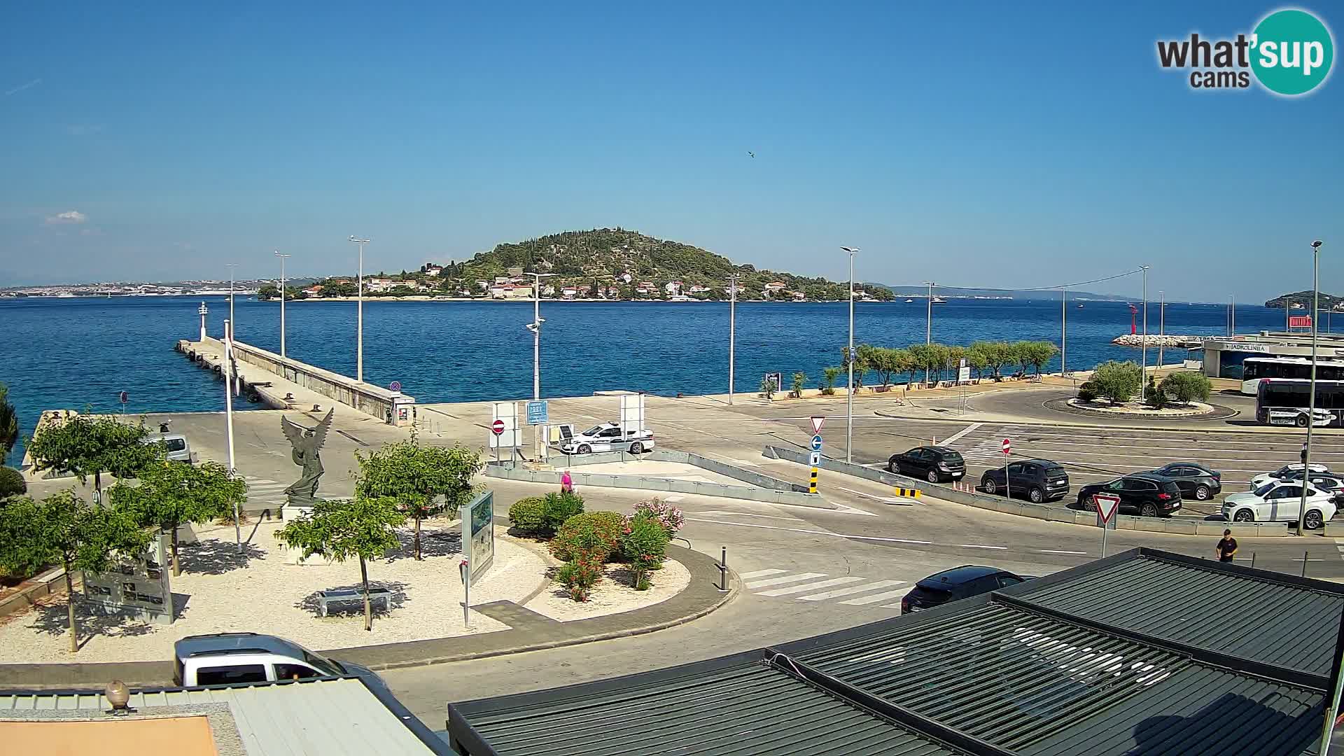 Webcam Ugljan – Preko Ferry to Zadar