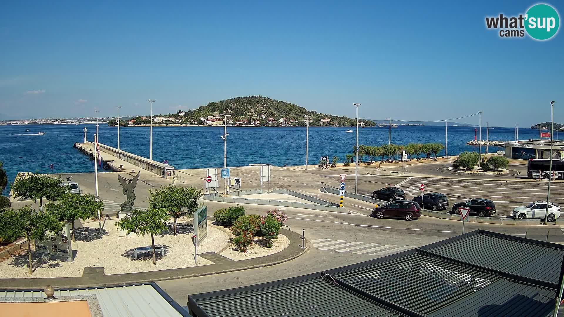 Web kamera Ugljan – Preko trajekt za Zadar