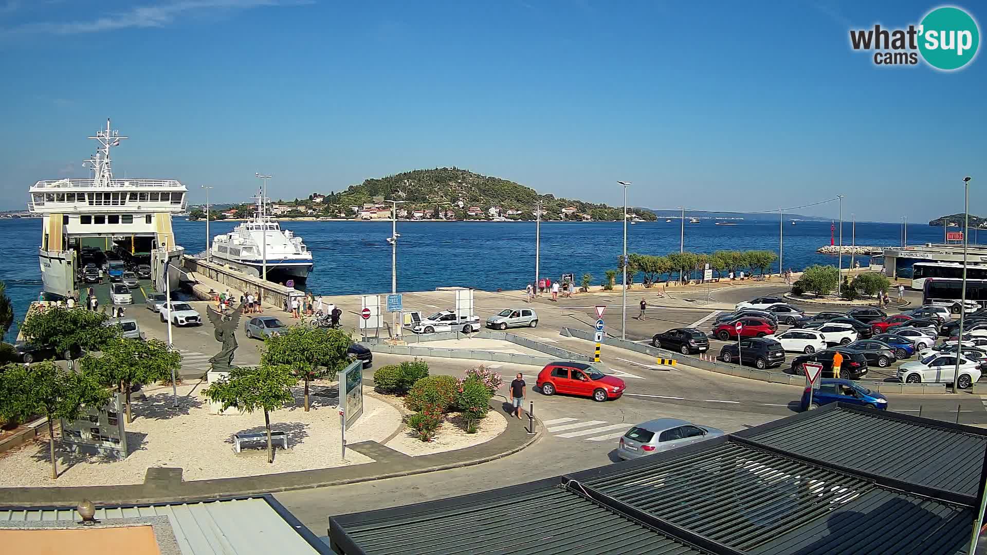 Webcam Ugljan – Preko Ferry to Zadar