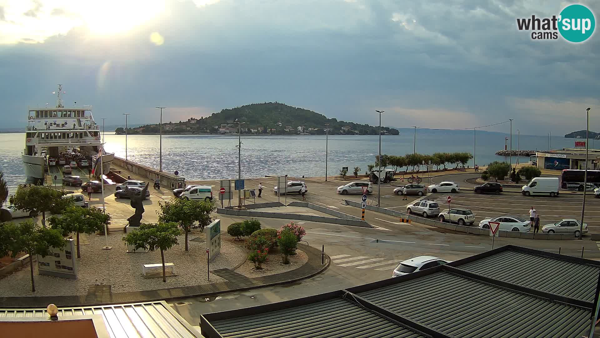 Webcam Ugliano – terminal traghetto da Preko a Zara