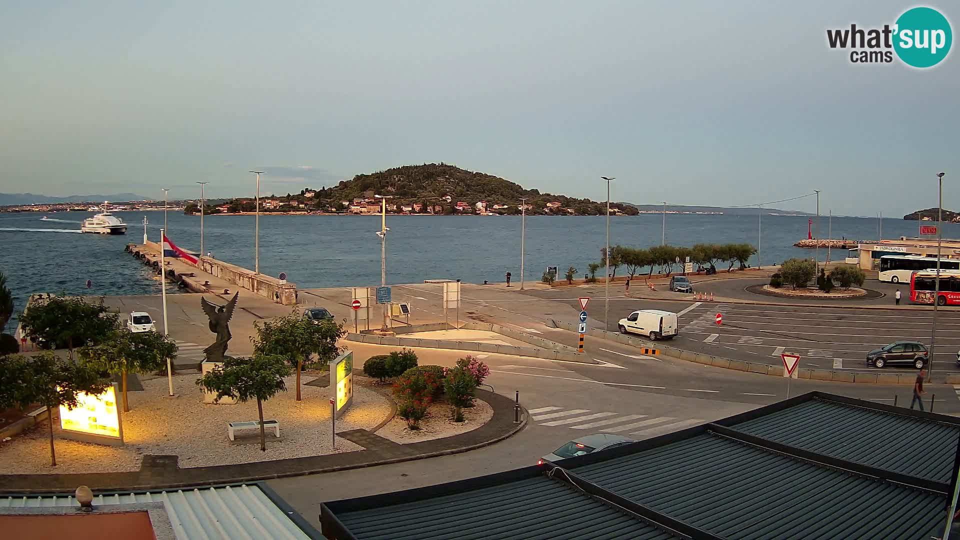 Spletna kamera Ugljan – trajekt Preko – Zadar