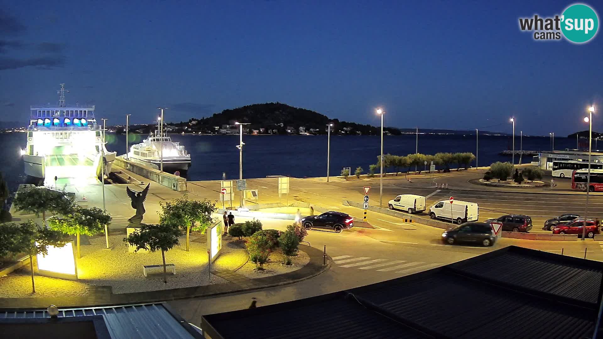 Spletna kamera Ugljan – trajekt Preko – Zadar