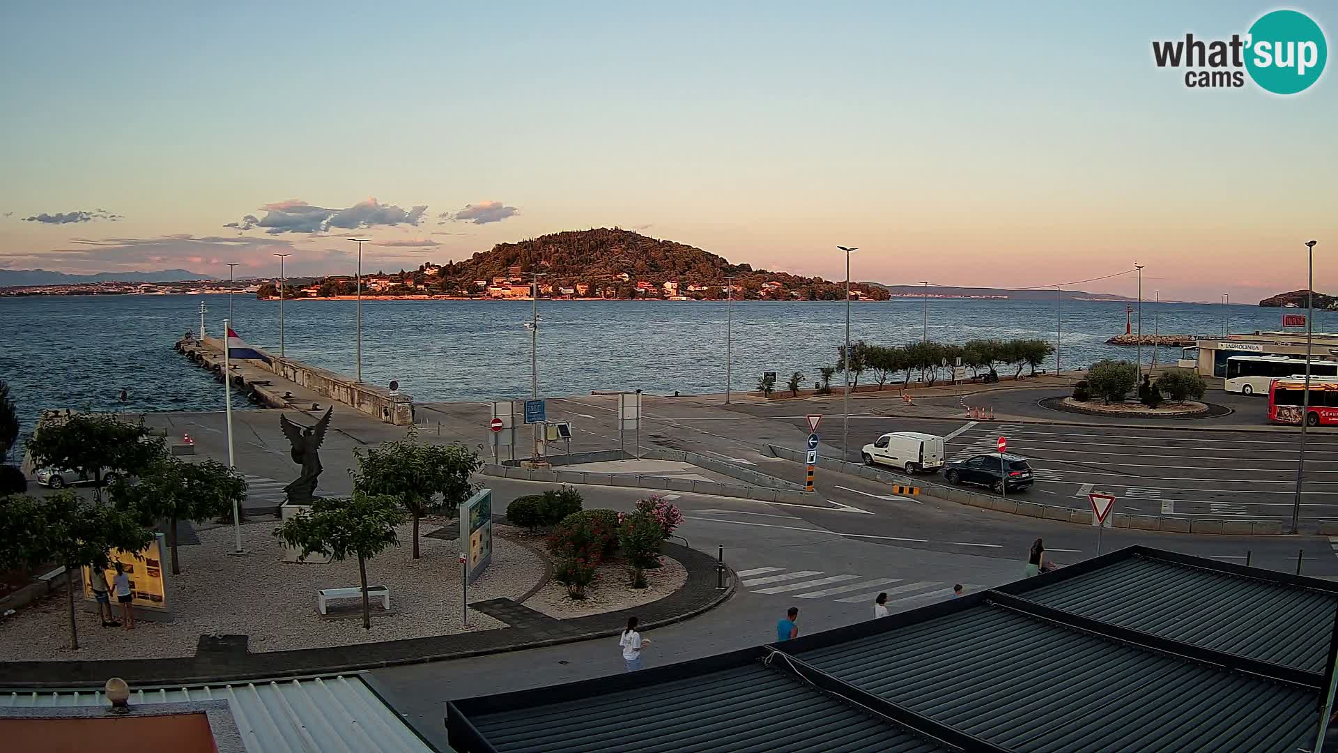 Webcam Ugljan – Preko Ferry to Zadar