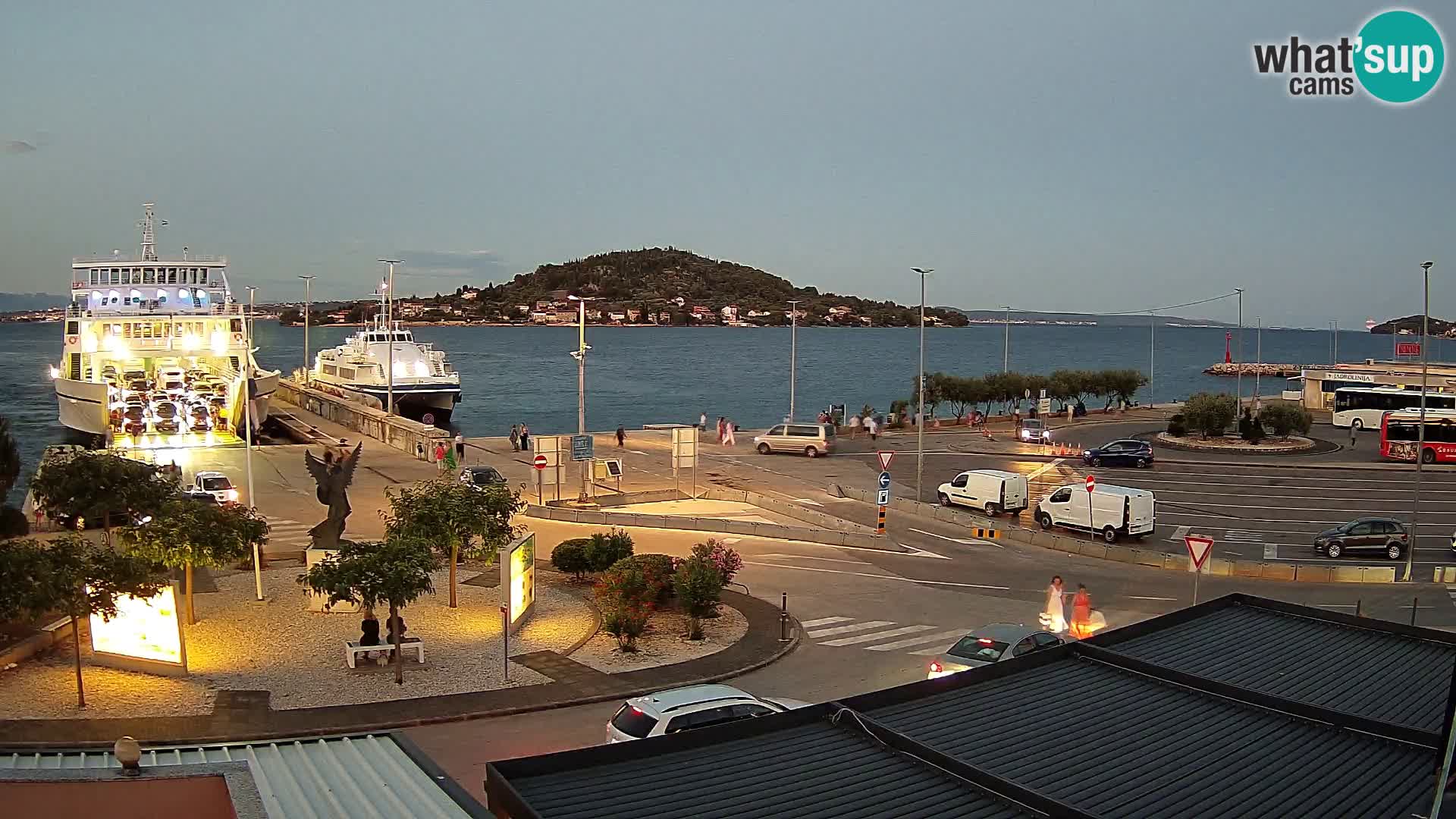 Spletna kamera Ugljan – trajekt Preko – Zadar
