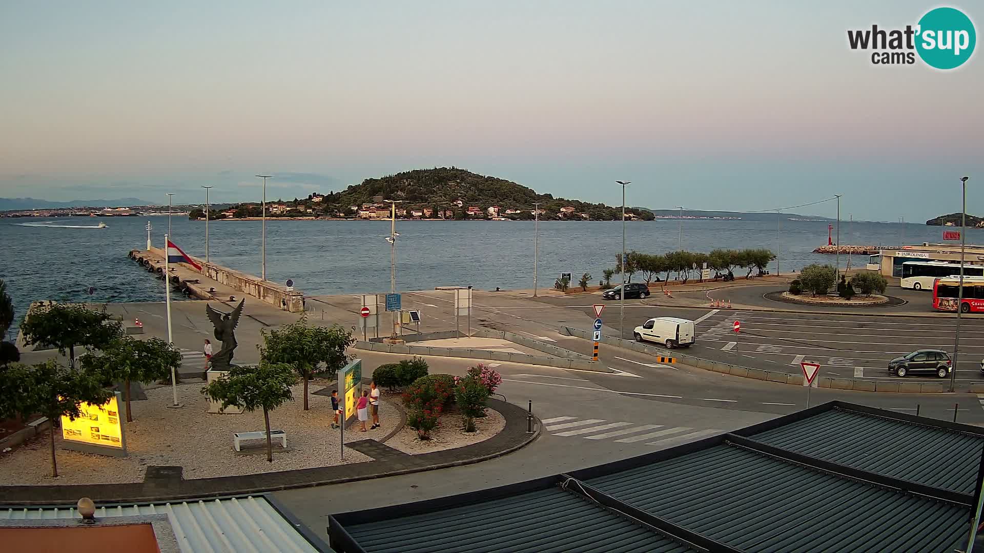 Webcam Ugliano – terminal traghetto da Preko a Zara
