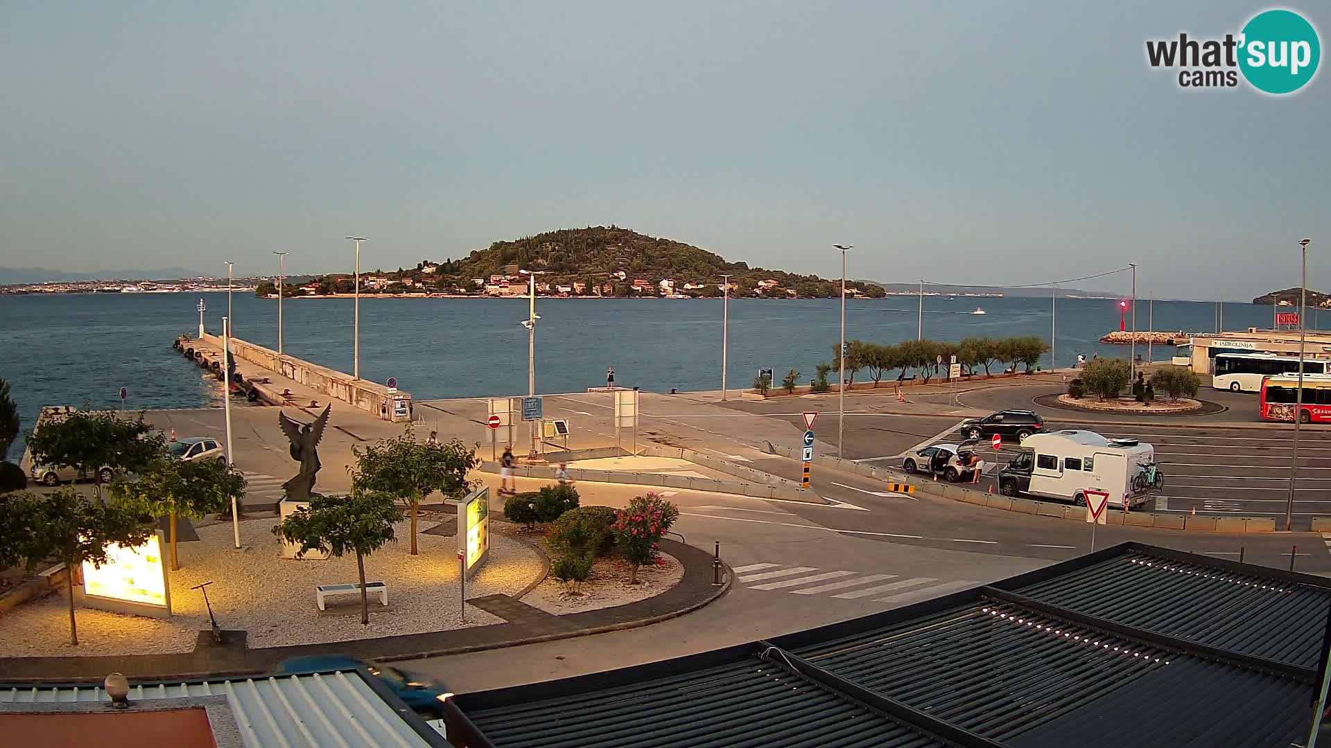 Webcam Ugliano – terminal traghetto da Preko a Zara