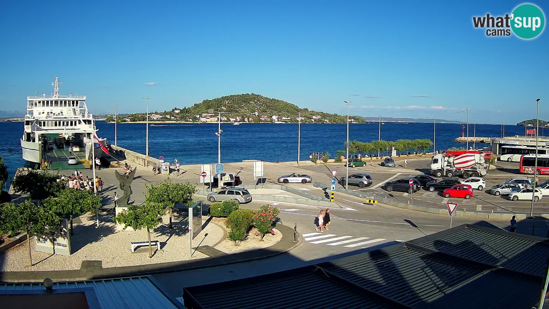 Webcam Ugljan – Preko Ferry to Zadar