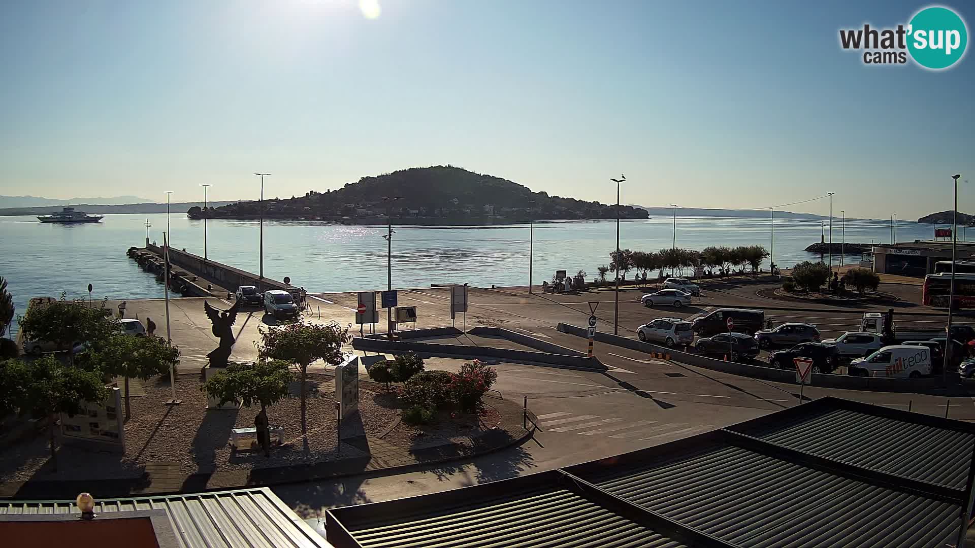 Spletna kamera Ugljan – trajekt Preko – Zadar