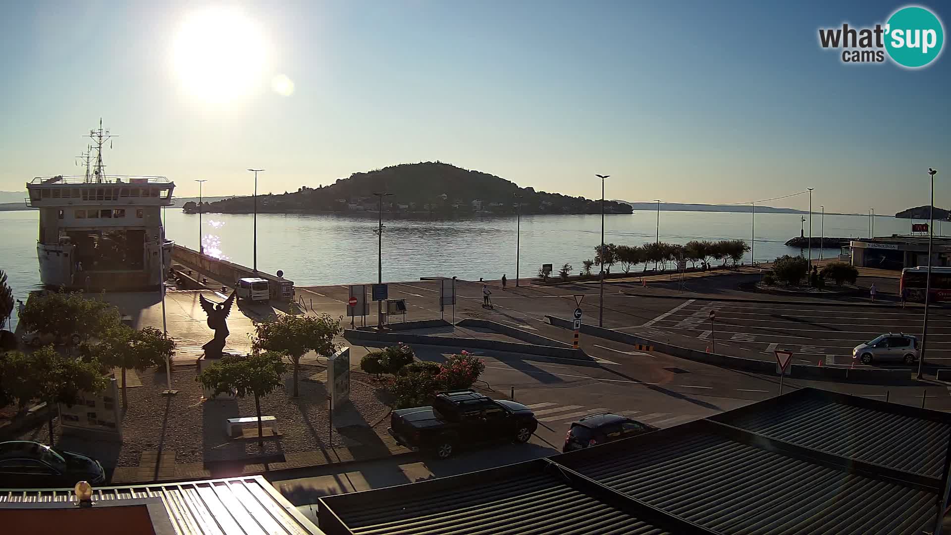Webcam Ugliano – terminal traghetto da Preko a Zara