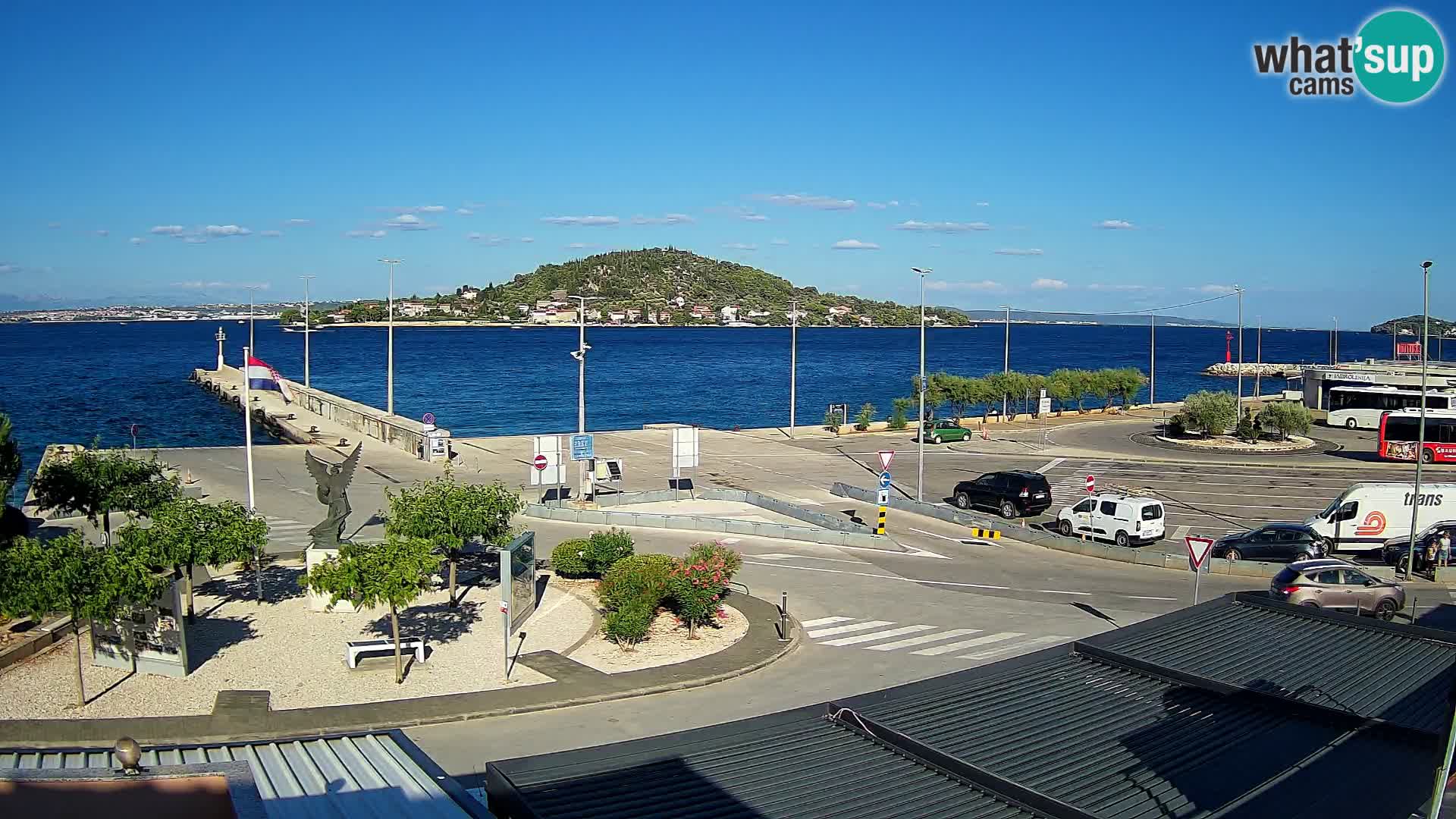 Spletna kamera Ugljan – trajekt Preko – Zadar