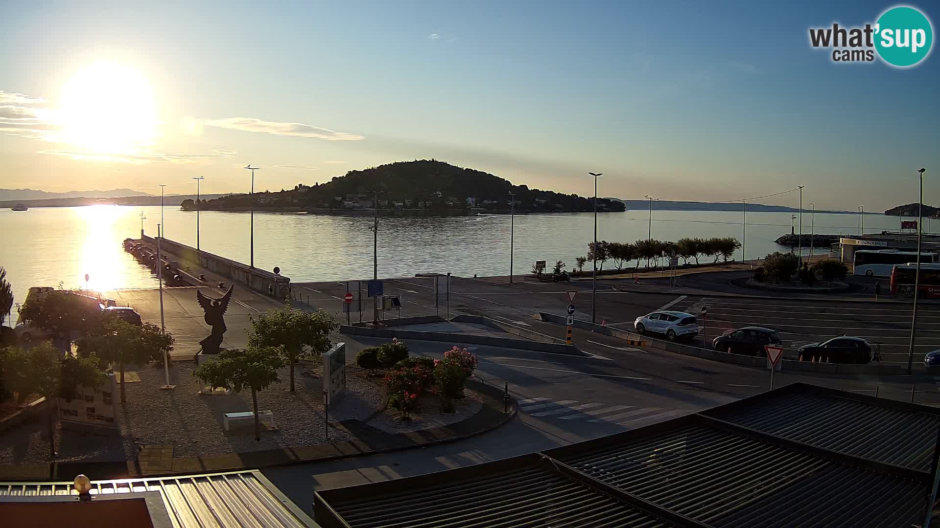 Spletna kamera Ugljan – trajekt Preko – Zadar