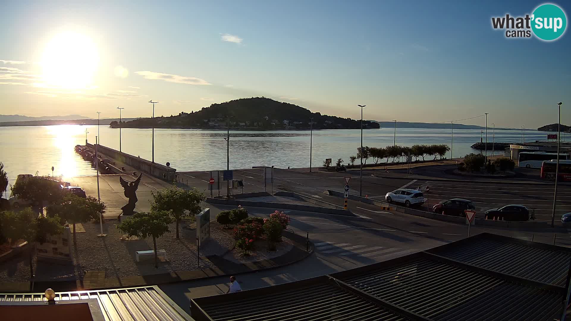 Webcam Ugljan – Preko Ferry to Zadar