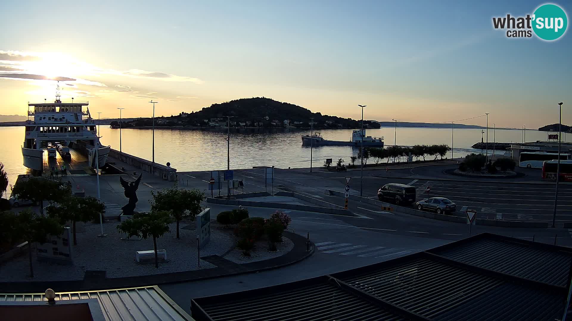 Webcam Ugliano – terminal traghetto da Preko a Zara