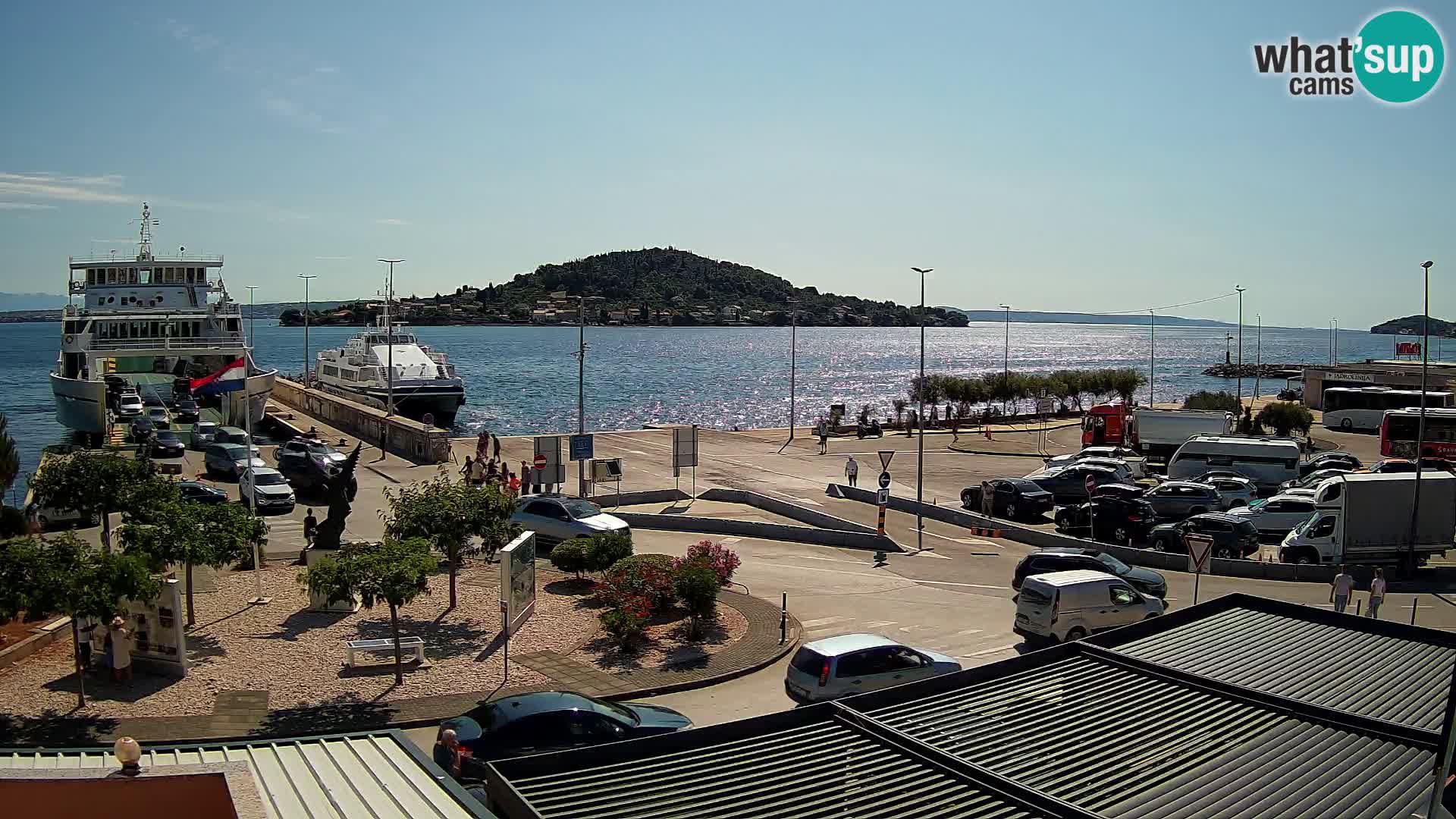 Webcam Ugljan – Preko Ferry to Zadar