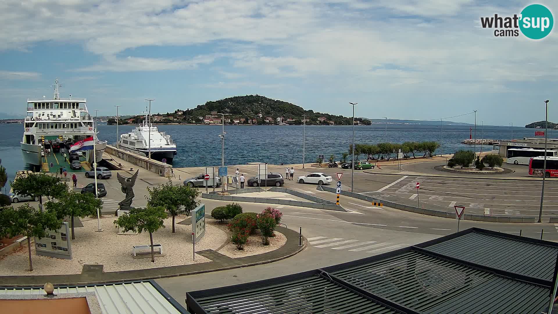 Webcam Ugljan – Preko Ferry to Zadar