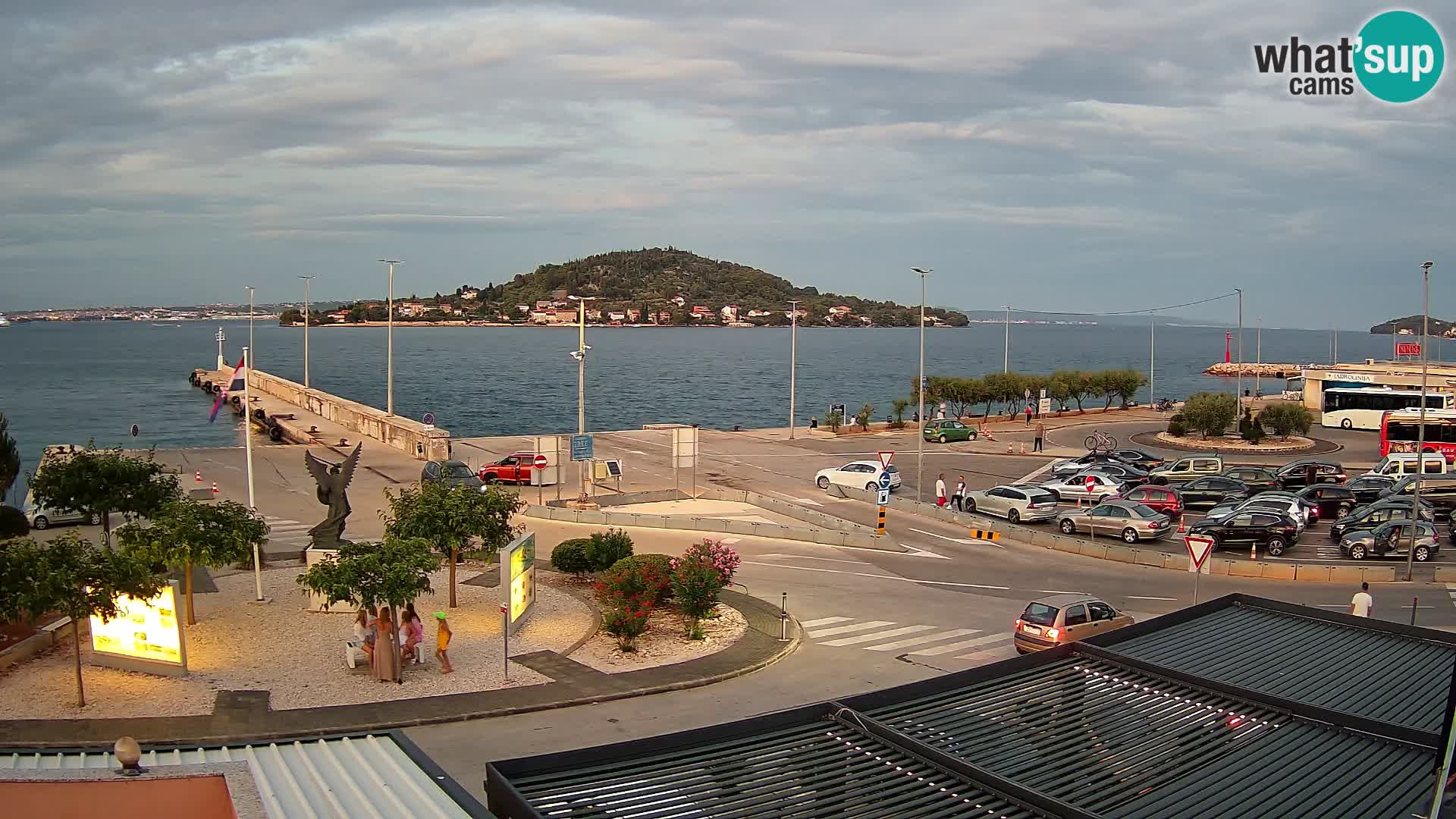 Spletna kamera Ugljan – trajekt Preko – Zadar