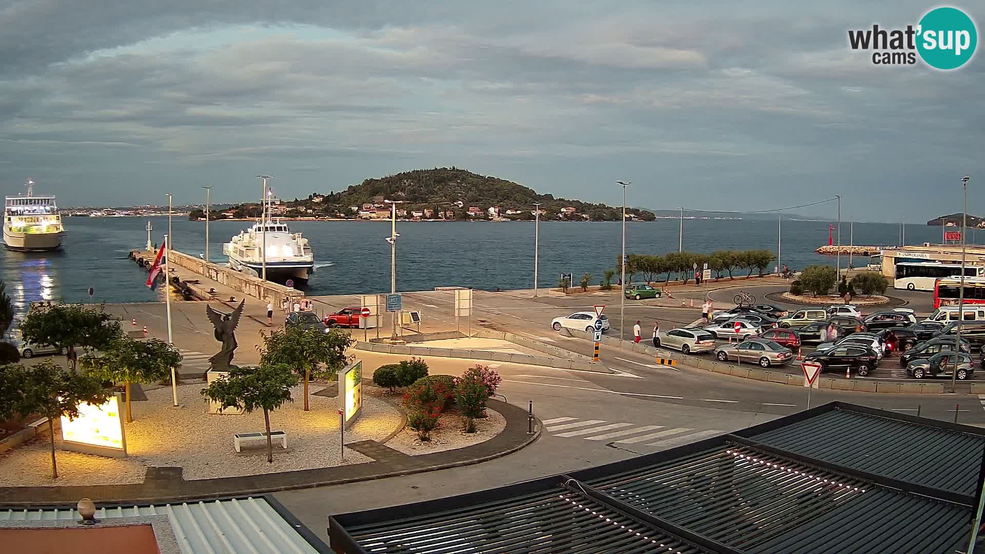 Webcam Ugljan – Preko Ferry to Zadar