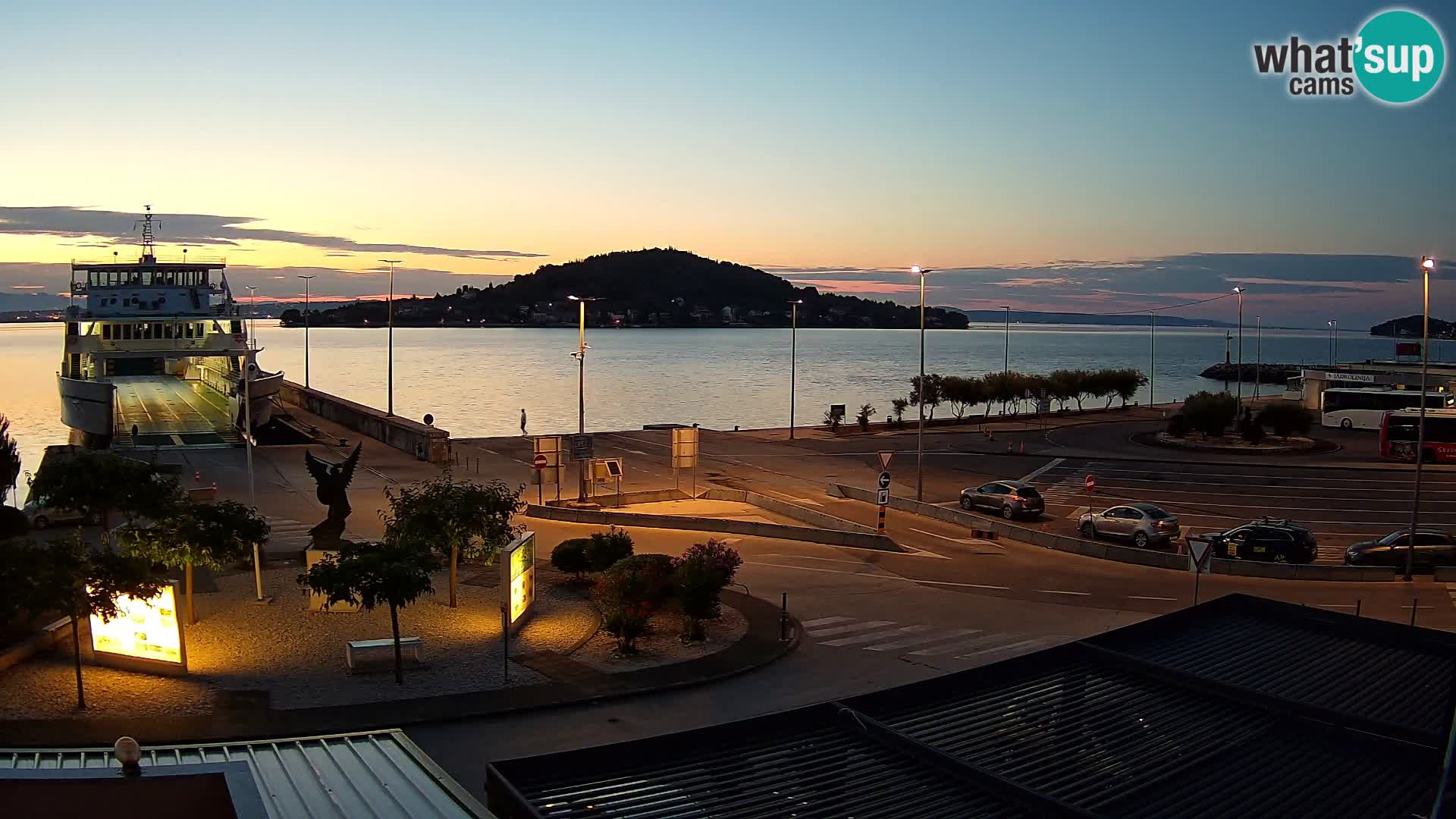 Webcam Ugliano – terminal traghetto da Preko a Zara