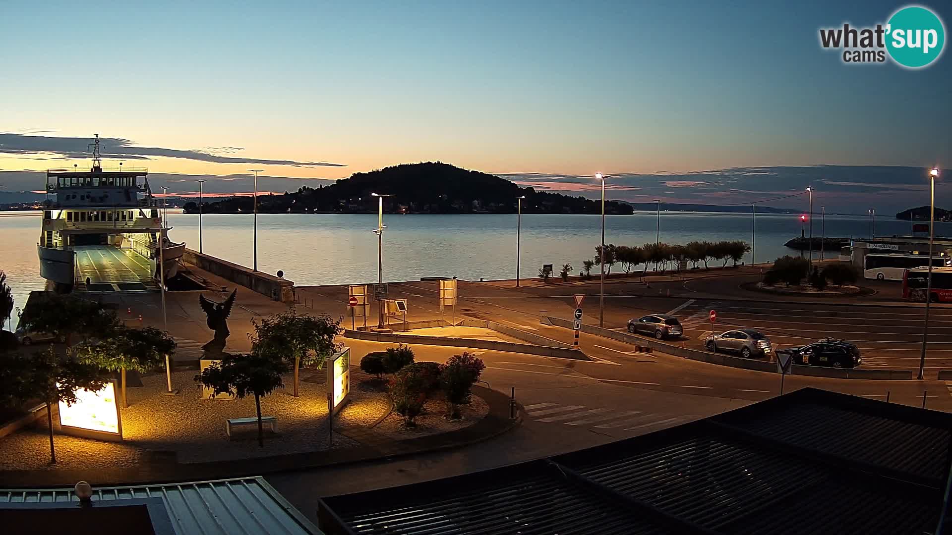 Web kamera Ugljan – Preko trajekt za Zadar