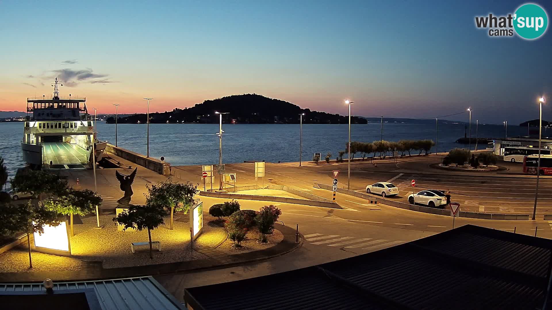 Webcam Ugljan – Preko Ferry to Zadar