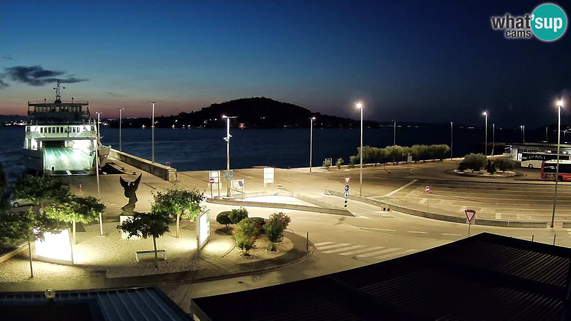Spletna kamera Ugljan – trajekt Preko – Zadar