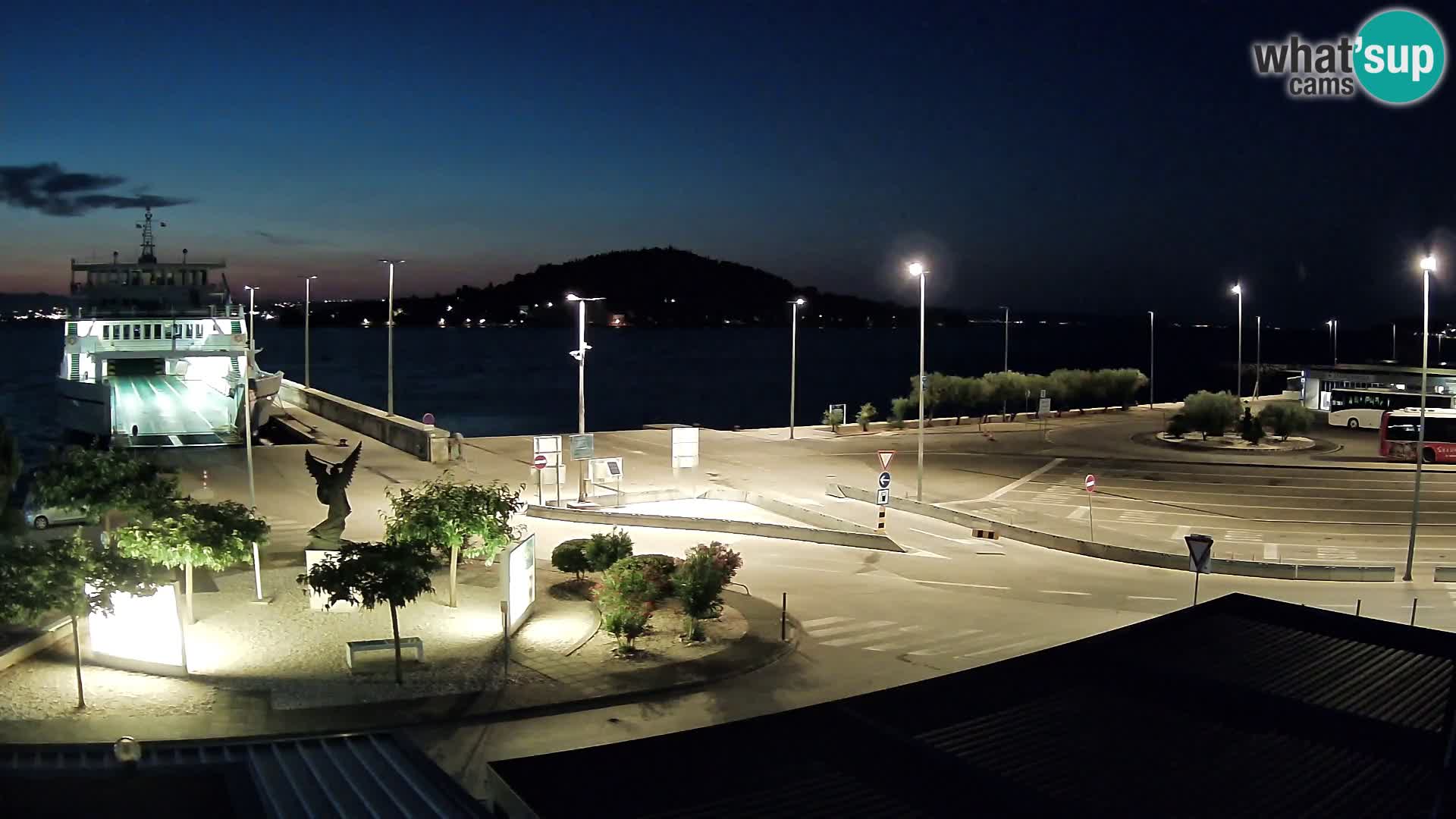 Webcam Ugliano – terminal traghetto da Preko a Zara