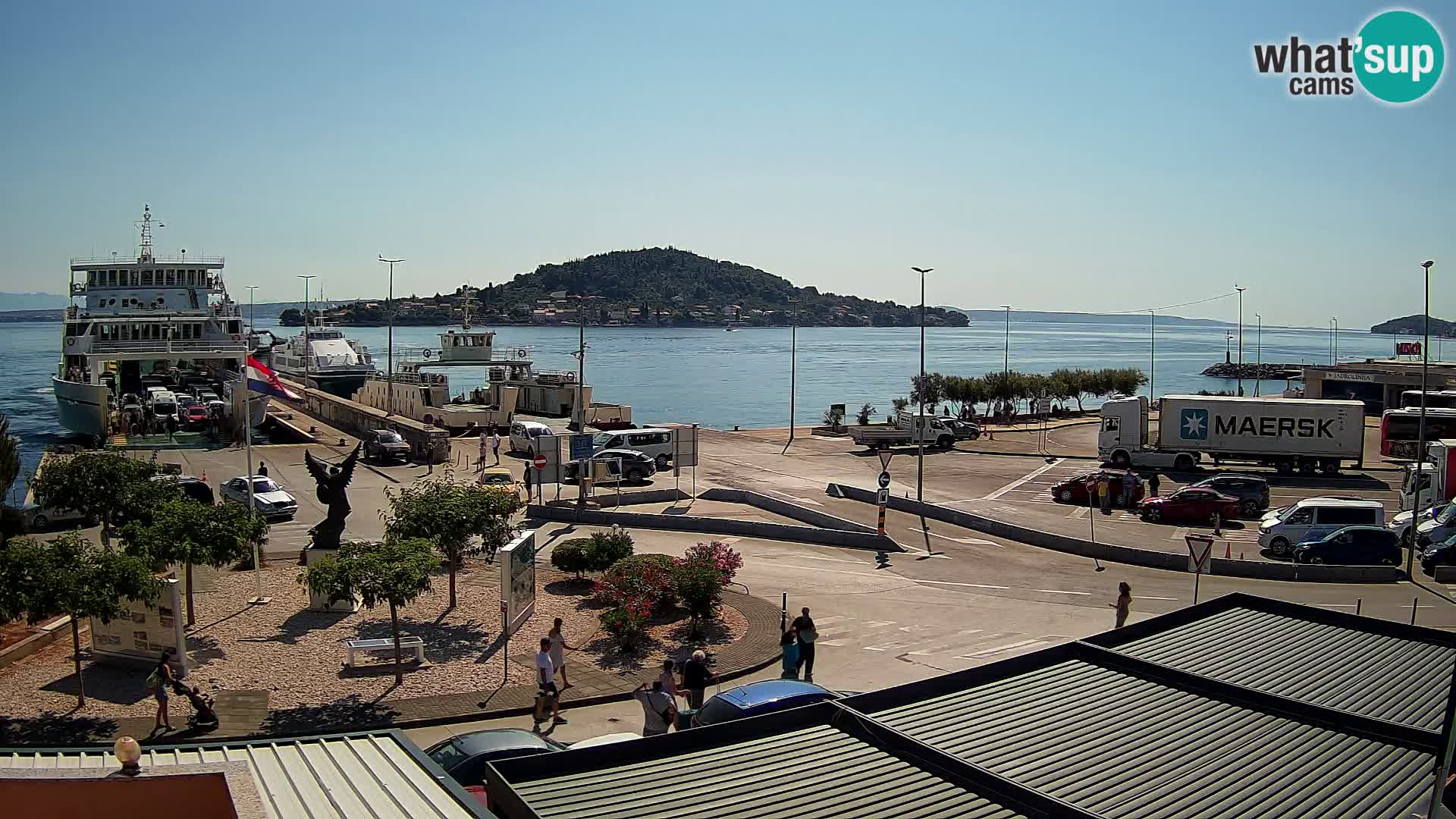 Webcam Ugliano – terminal traghetto da Preko a Zara