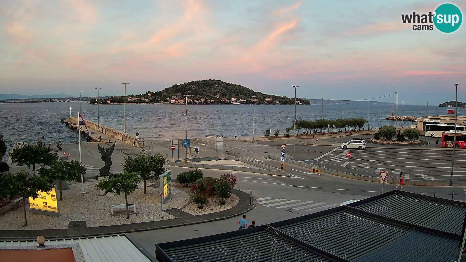 Webcam Ugljan – Preko Ferry to Zadar