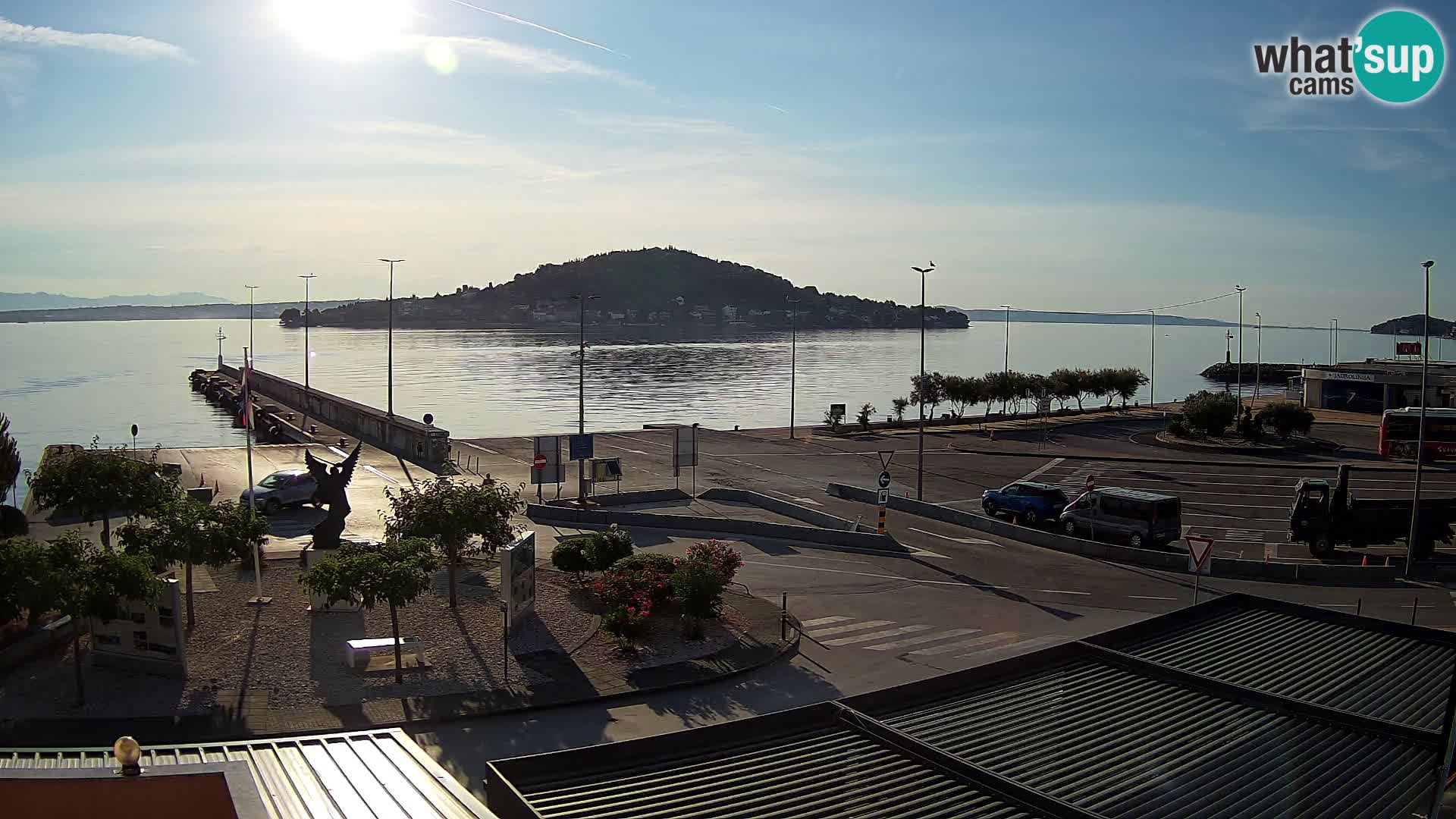 Spletna kamera Ugljan – trajekt Preko – Zadar