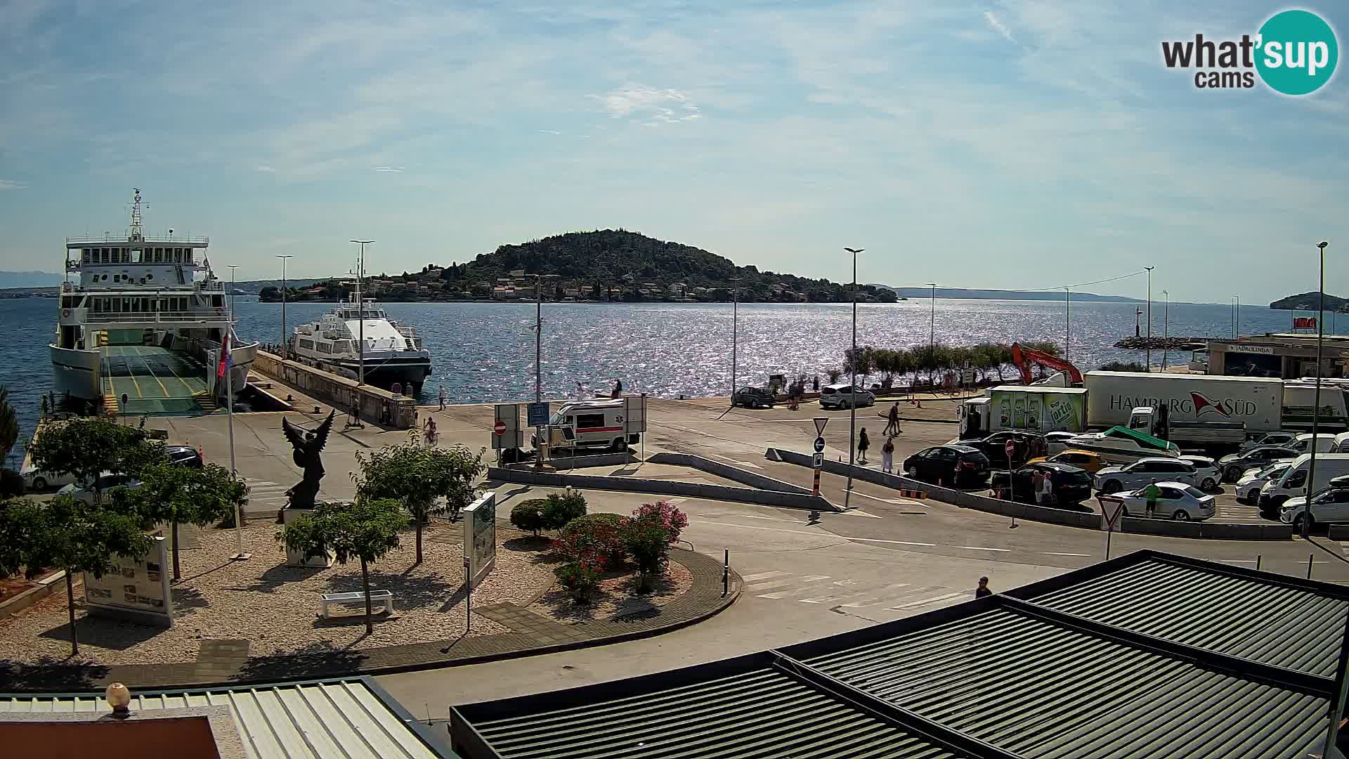 Webcam Ugljan – Preko Ferry to Zadar