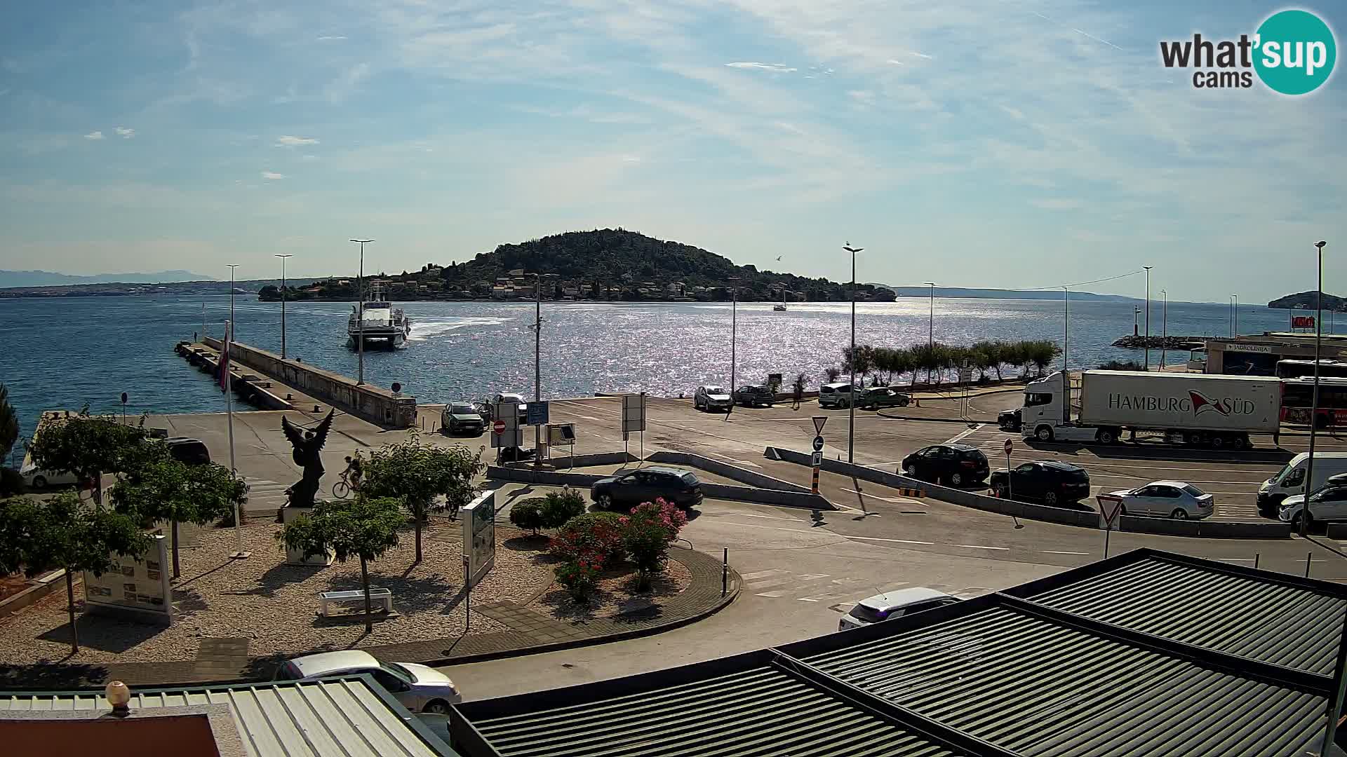 Webcam Ugljan – Preko Ferry to Zadar