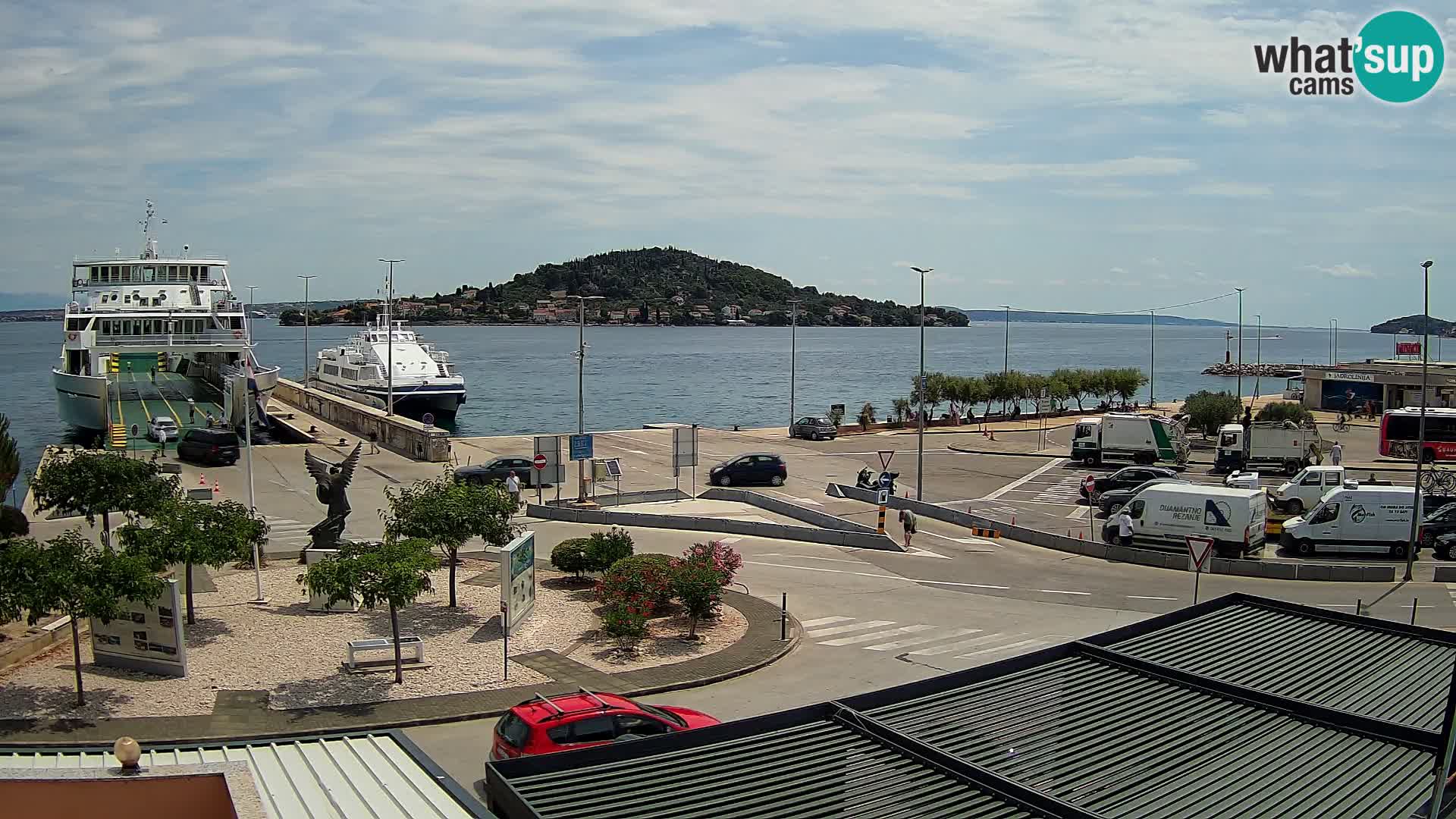 Cámara web UGLJAN – Transportar de Preko a Zadar