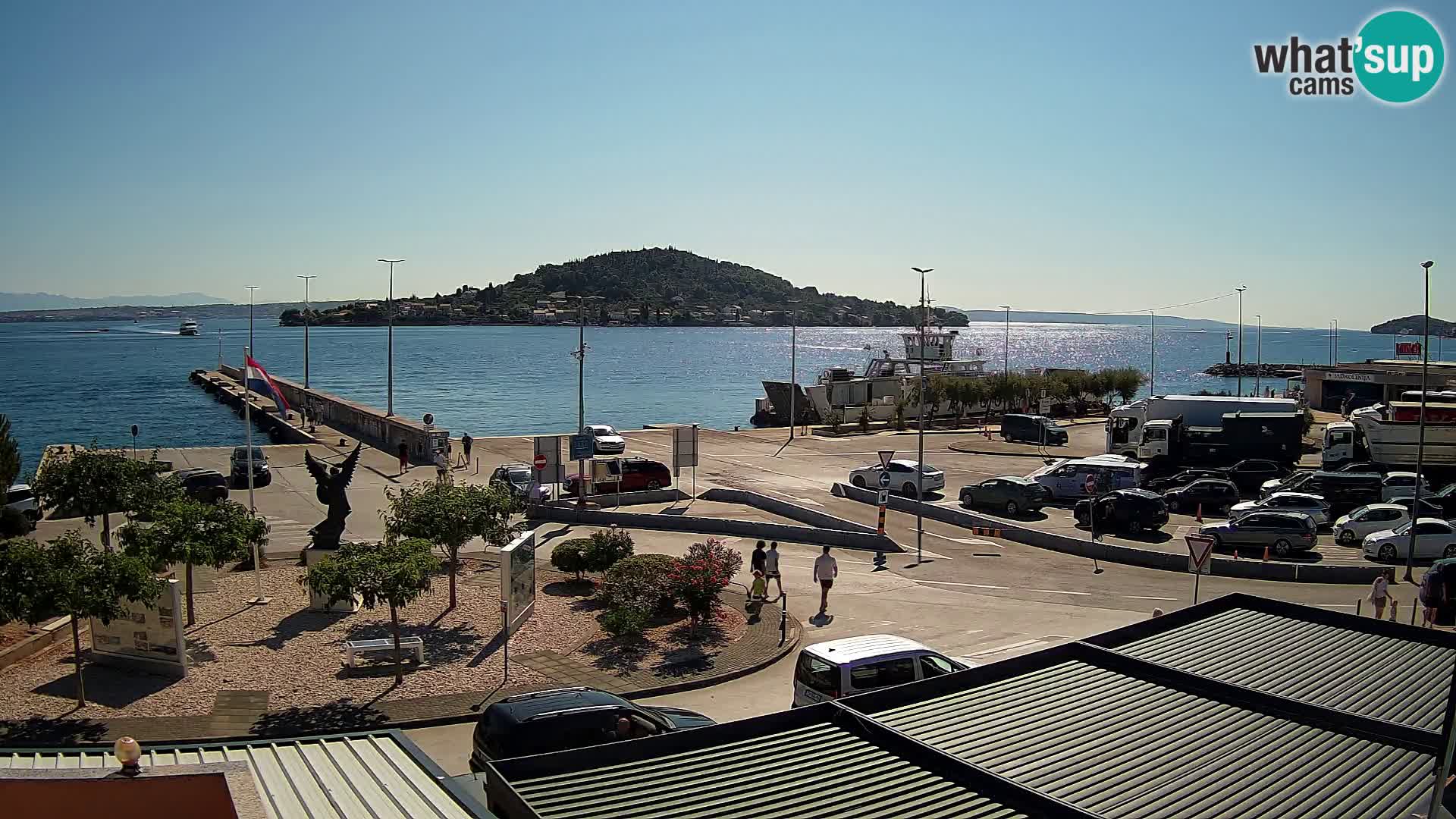 Webcam Ugljan – Preko Ferry to Zadar